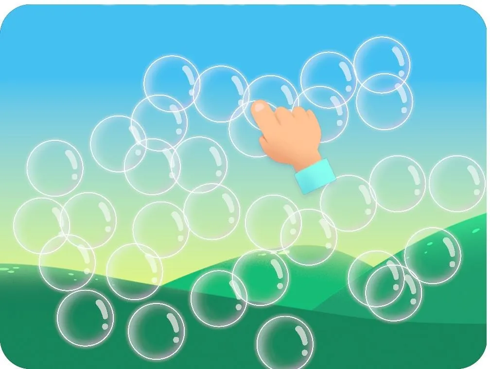 Bubble Pop game scene