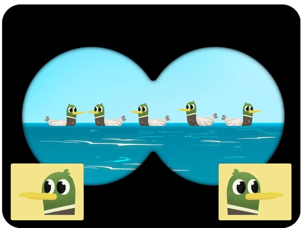 Duck Spotter level with target ducks