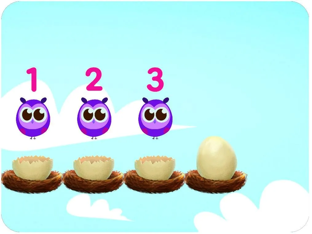 Owl Counting game scene